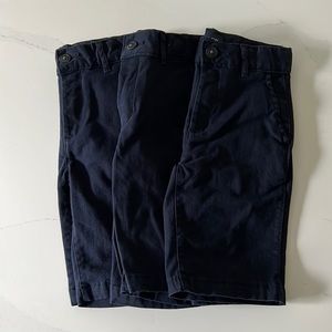Boys Slim Uniform Shorts Navy